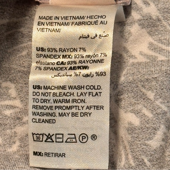 Chicos Size 1.5R Black White Travelers Pull On Pants Womens 10 R - Picture 5 of 10